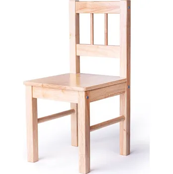 Bigjigs Toys Dřevěná židle přírodní