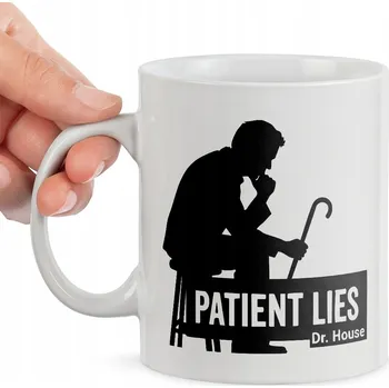 HRNEK HRNÍČKY DOKTOR HOUSE PACIENT LŽE K NAROZENINÁM KVALITA + TEXT