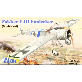 Plastikový model Fokker E.III Eindecker (Double set) - Valom 14414