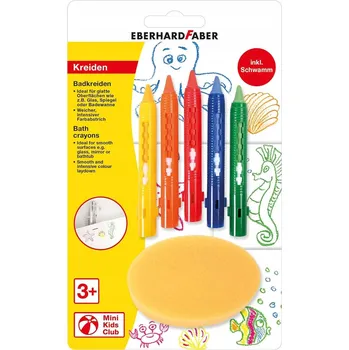 Kresba Eberhard Faber Koupelnové pastelky 5 barev omyvatelné do vany