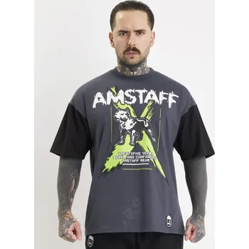 Pánské tričko Pánské triko Amstaff Sector black velikost: XL