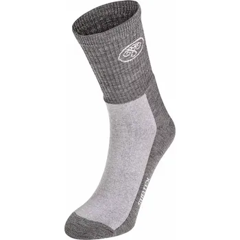 Pánské ponožky Surtex merino ponožky volný lem Šedá 38-41