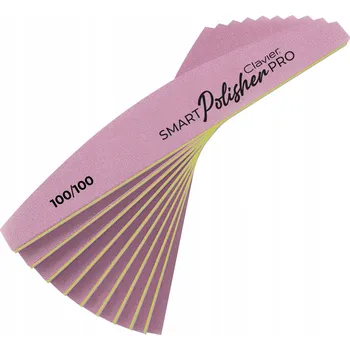 10x Pilník + Leštička 2v1 na nehty Loďka 100/100