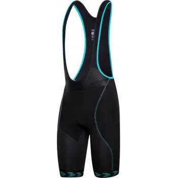 Cyklistické kalhoty RH+ Cyklistické kraťasy zeroShark ČERNO-VODNĚ ZELENÉ - XL