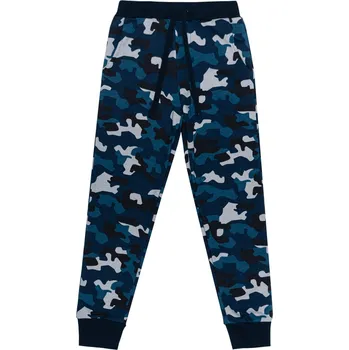 Chlapecké tepláky - Winkiki WJB 02903, modrá maskáč Barva: Modrá, Velikost: 146