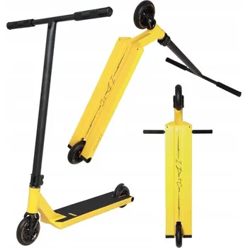 Koloběžka Freestyle Koloběžka NKD IDC Stunt Černo-Žlutá, výška 90 cm