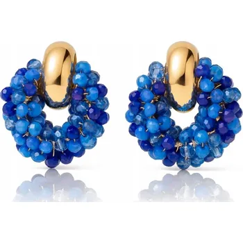 Náušnice Náušnice Do Ucha Ozdobné Věnečky s Korálky