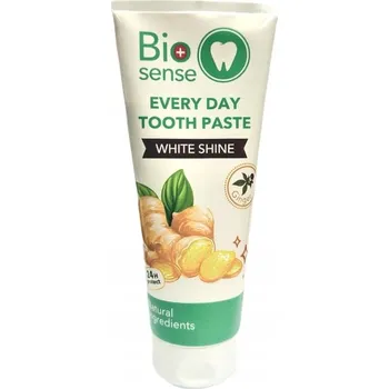 zubní pasta Biosense Zubní pasta White Shine bez fluoru, velké balení 250 ml Bioton