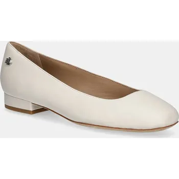 Dámské baleríny Kožené baleríny Lauren Ralph Lauren Emellie Bllt 802970534003.100 béžová 01X, EUR 38