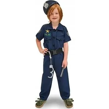 Karnevalový kostým Kostým Policista Party Deco vel. 98-110