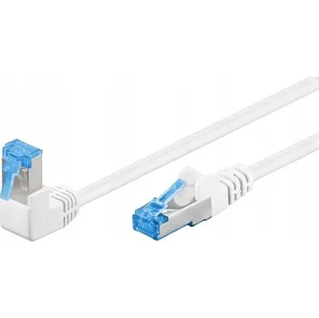 Síťový kabel Patchcord Wentronic S/FTP 6a RJ45 / RJ45 0,25 m bílý