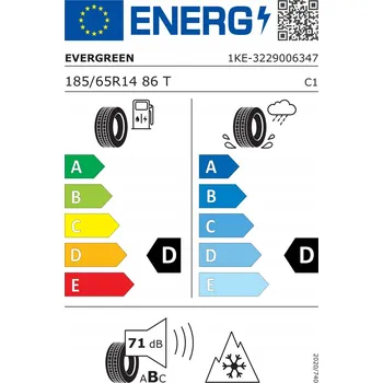 Osobní pneu Celoroční pneumatika Evergreen DynaComfort EA719 185/65 R14 86 T
