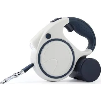 Vodítko pro psa Nylonové vodítko pro psy Edoxus 5m, natahovací, prodlužovací, pro malé a střední psy do 50 kg