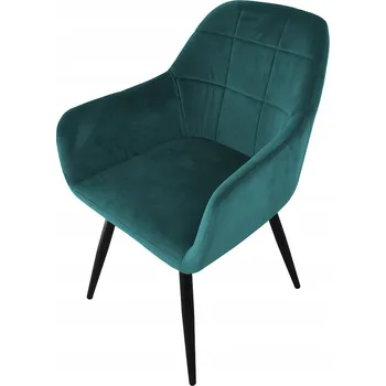 Křeslo VELUROVÁ ŽIDLE SAMETOVÉ KŘESLO ZELENÉ 2 KUSY