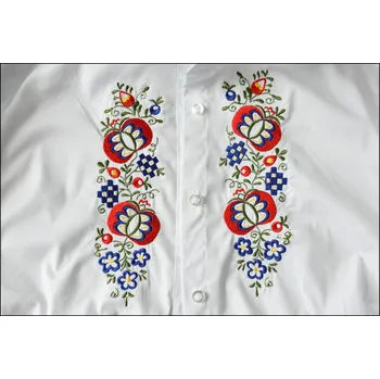 Košile dámská Liba- kyjovský Barva: černá, Velikost: L, Barva výšivky: barevná