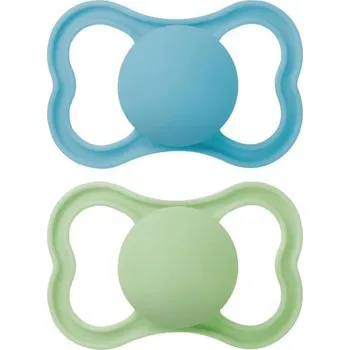 Dudlík MAM Air 6-16 měsíců (2 kusy), dudlík MAM 6-16 měsíců pro citlivou a jemnou pokožku, 2dílná