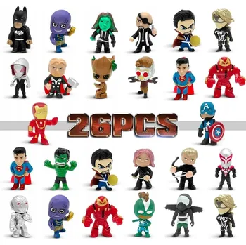 Figurka Sada 26x Mini figurek Marvel – Superhrdinové 4 cm