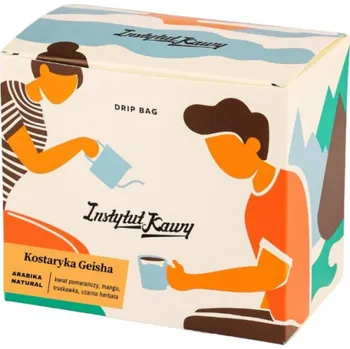 Káva Instytut Kawy Mletá káva Drip Bag Coffee Institute Costa Rica Hacienda Sonora Geisha 5+1