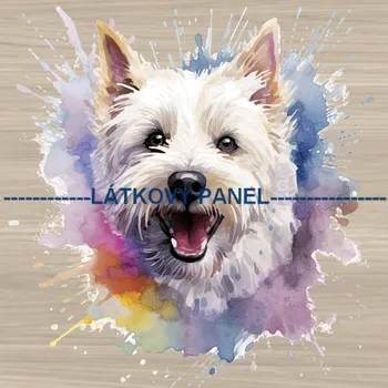 Panel kočárkovina 20 x 20 cm - Pes - PS-335