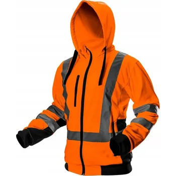 Pánské oblečení Mikina výstražná mikina, oranžová, XXL