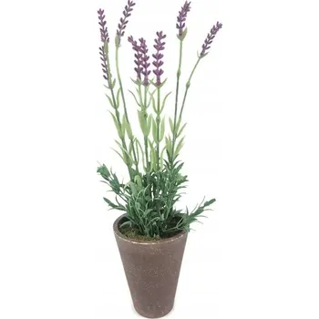 umělá květina Umělá levandule v květináči jako živá vřes