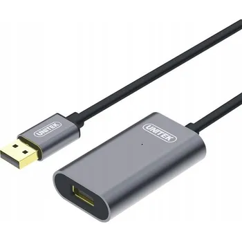 Napájecí kabel USB prodlužovací kabel Unitek Y-271 černý 5 m