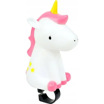 Hračka pro psa Pískací Hračka na kolo Jednorožec pro dívku zvonek koník trubka klakson