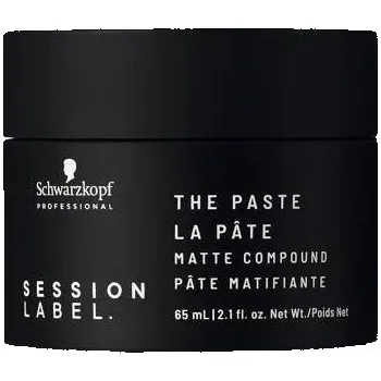 Stylingový přípravek Schwarzkopf Session Label Matte Paste Matující Pomáda na Vlasy pro Styling 65 Ml