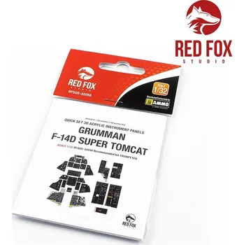 Plastikový model F-14D&nbsp;Super&nbsp;Tomcat&nbsp;(for&nbsp;Trumpeter&nbsp;kit) - Red Fox Studio RFSQS-32058