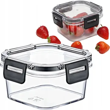 Dóza na potraviny Kuchyňská dóza amber na potraviny, sypké produkty, pevná, 400 ml