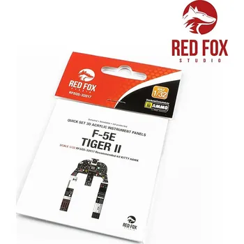 Plastikový model F-5E Tiger II (for Kitty Hawk kit) - Red Fox Studio RFSQS-32017