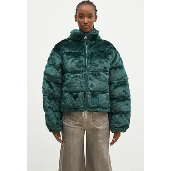 Bunda Alpha Industries Fur Puffer, S, zelená, 79A