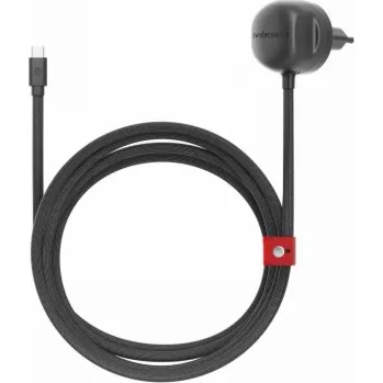 Twelve South PowerCord EU - 30W nabíječka do zásuvky s 3m kabelem USB-C (slate)