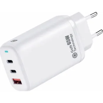 Quick Rychlá nabíječka QG-311 GaN s 2x USB-C / USB konektorem 65 W