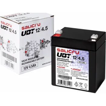 Záložní baterie Salicru Bezúdržbová baterie UBT 12/4,5 4,5 Ah 12V AGM pro nouzové napájení UPS