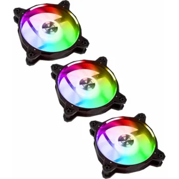 PC ventilátor Lian Li BR120 DRGB PWM ventilátor 3 kusy + Hub (BRDIGITAL-3RB)