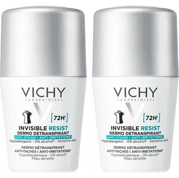 Vichy Minerální Antiperspirant v Kuličce pro Citlivou Pokožku 48H 2x50ml