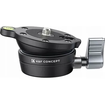 Vodováha K&F Profesionální videokulová hlava 10kg LB-60 hliník + vodováha / KF31.102