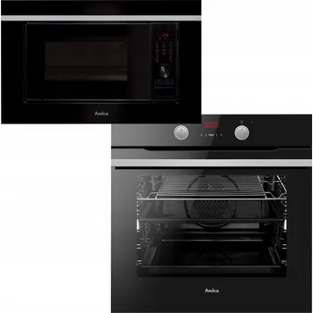 Mikrovlnná trouba Sada vestavných spotřebičů Amica – trouba + mikrovlnná trouba