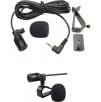 Mikrofon AUTOMOBILOVÝ MIKROFON DO AUTORÁDIA/GPS/DVD S KLIPEM + PÁSKA, JACK 3,5 mm +
