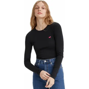 Pánské tričko Levi`s Levi s tričko s dlouhým rukávem pro miminka 695550014 černé L