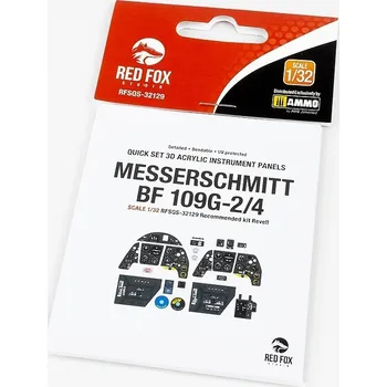 Plastikový model Bf&nbsp;109G-2/G-4&nbsp;(for&nbsp;Revell&nbsp;kit) - Red Fox Studio RFSQS-32129