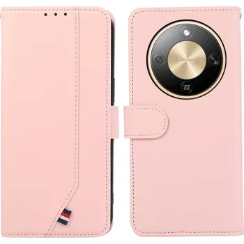 Pouzdro na mobilní telefon ABEEL 132279 ABEEL DELICATE Peněženkový obal Honor Magic8 Lite 5G růžový