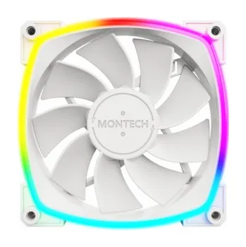 PC ventilátor Montech RX120 ARGB PWM Reverse White 120mm ventilátorová sada (3 ks)