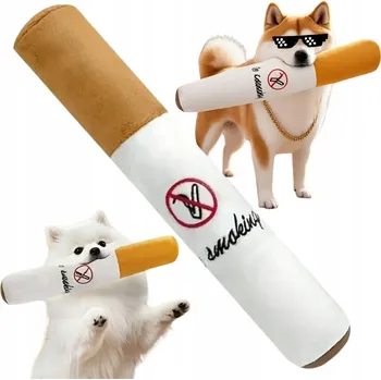 Hračka pro psa Hračka pro psy Wesoły Pupil plyšová s pískátkem 30 cm hnědá