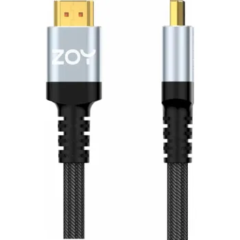 Video kabel ZOY HDMI kabel 5m standardní 2.1 + suchý zip ZCH5