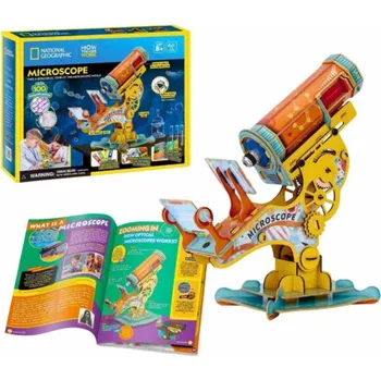Dětské zboží Cubicfun KOSTKOVÉ ZÁBAVNÉ PUZZLE 3D MIKROSKOP NATIONAL GEOGRAPHIC