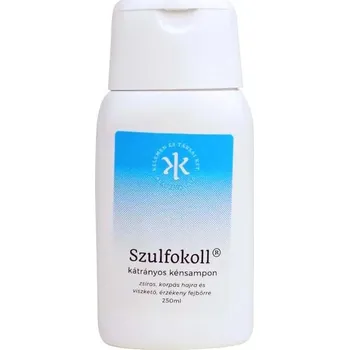 kartáč na vlasy Szulfokoll Sirný šampon s dehtem - proti lupům, mastnotě a svědění (250ml)