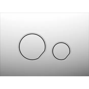 Splachovací tlačítko CEDO splachovací tlačítko 2v1 pro 1- a 2-řadé armatury, dvoudílné, leštěný chrom