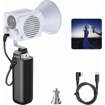 Powerbanka Neewer Powerbanka Grip 100W COB LED lampy USB-C DC / PH74E